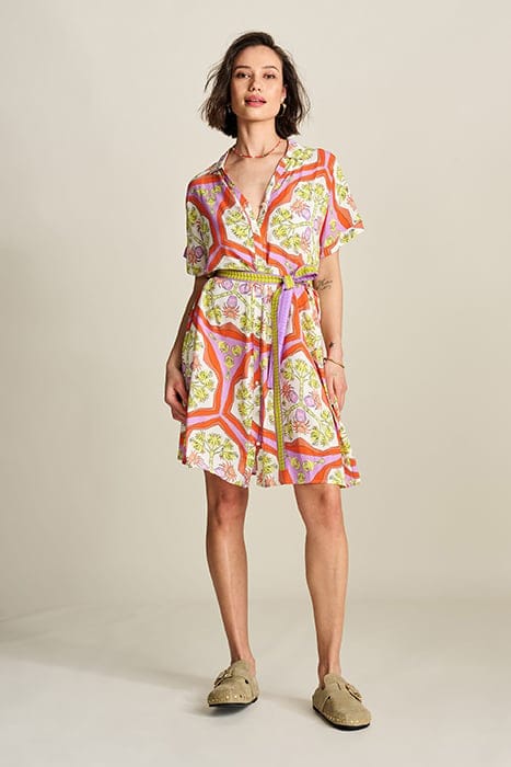 DRESS - MARRAKESH SUMMER ORANGE 1