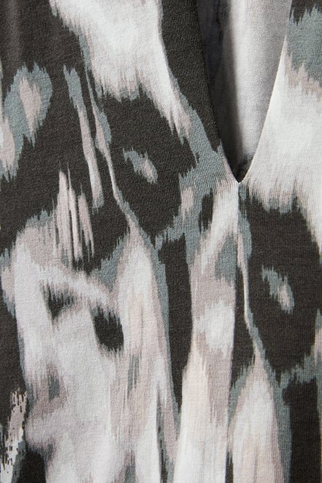 LONG SLEEVE KNIT TOP BLURRED FLORAL 6
