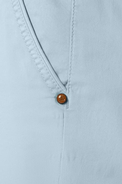 SHORT CHINO GARMENT DYED TWILL STRETCH SKY 7