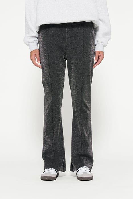 FLARED PANTS GLITTER BLACK 1