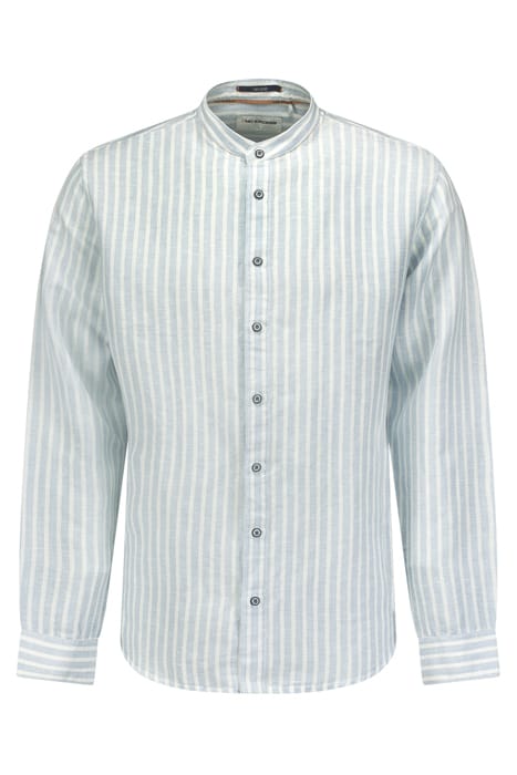 SHIRT GRANDDAD STRIPE WITH LINEN CLOUD 4