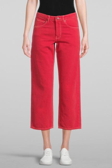 LE DROIT CROPPED 5 POCKETS PANTS FRAISE VINTAGE 1