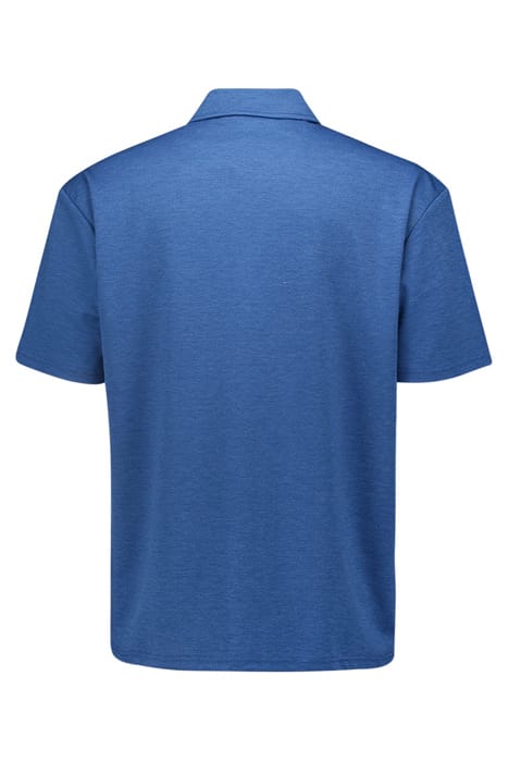 POLO ZIP MELANGE COBALT 2