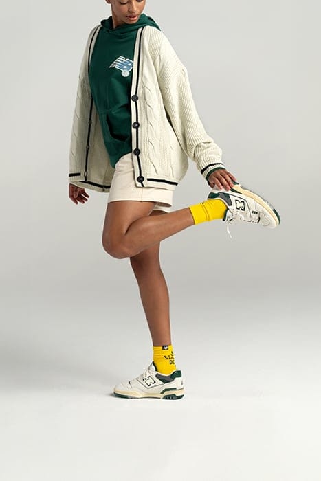 BB550VTG SNEAKERS IN SEA SALT & GREEN 3