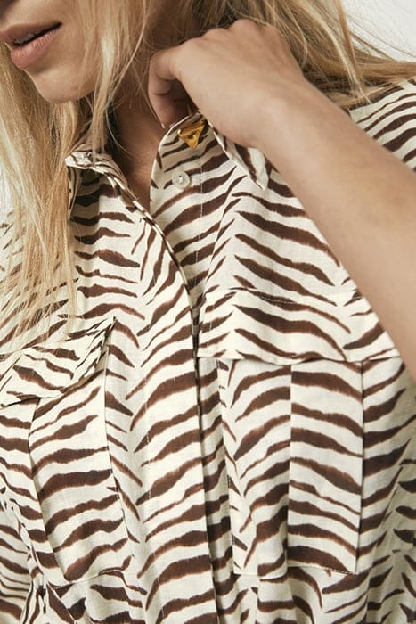 SPECTRE PRINTED SHIRT DRESS MULTICOLOUR 4