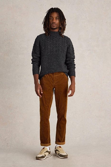BERKLEY CREW NECK JUMPER CHARCOAL GREY 1