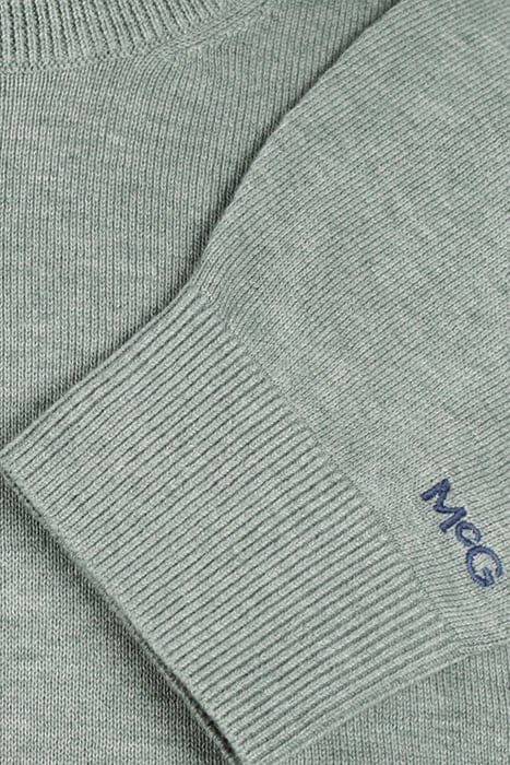C-NECK SWEATER ICE GREEN 7
