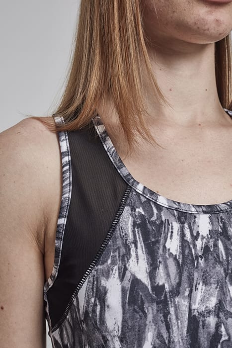 LADIES ACTIVE GRAPHIC TOP GREY 9