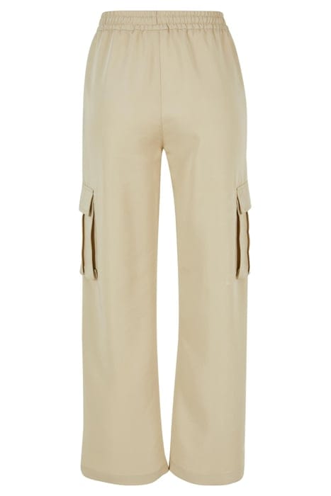 LADIES VICOSE STRAIGHT LEG CARGO PANTS CONCRETE 5