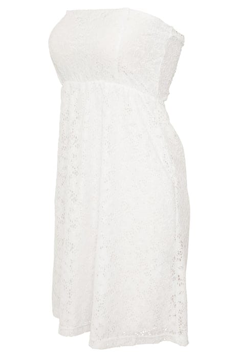 LADIES LACES DRESS WHITE 3