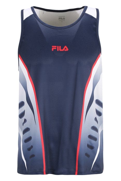 RIEZ RUNNING TANK BLACK IRIS-BRIGHT WHITE 4
