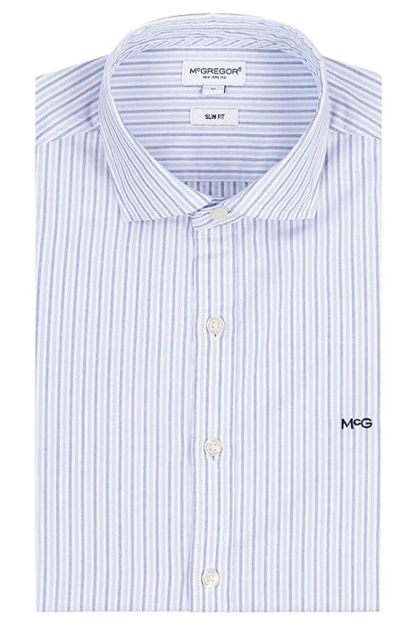 STRIPE SHIRT MEDIUM BLUE 6