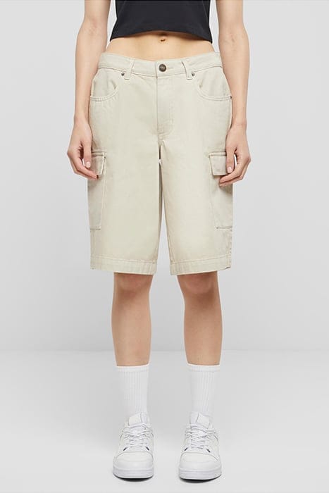 LADIES COTTON CARGO BERMUDA SOFTSEAGRASS 1