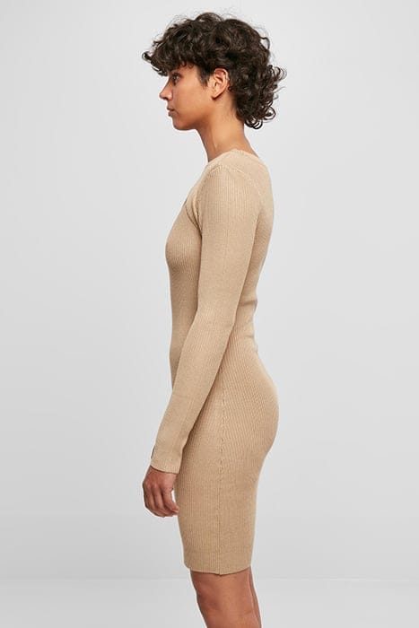 LADIES CUT OUT DRESS UNIONBEIGE 6