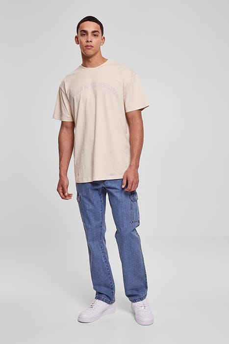 STRAIGHT LEG CARGO JEANS LIGHT BLUE WASHED 3