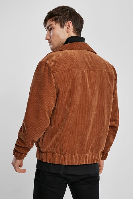 BOXY CORDUROY JACKET TOFFEE 2