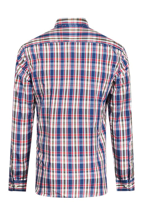 SUMMER CHECK SHIRT VINTAGE BLUE 2