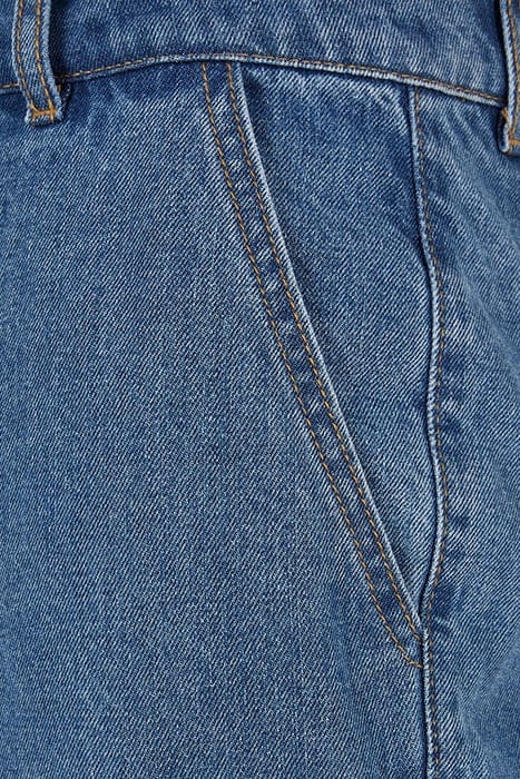 STRAIGHT LEG CARGO JEANS LIGHT BLUE WASHED 8