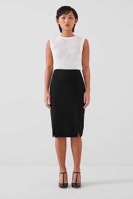 SKY - MIDI SKIRT BLACK 1