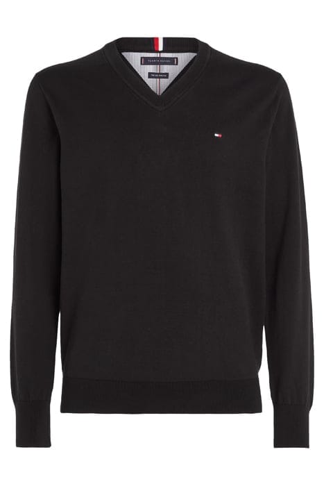1985 RELAXED FIT V NECK SWEATER BLACK 3