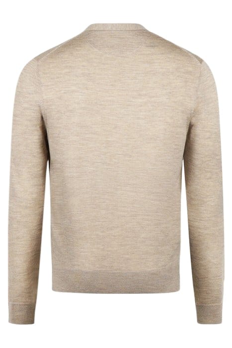 FINE MERINO CLASSIC CARDIGAN SAND 5