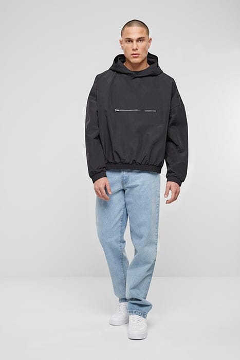 90'S PULL OVER JACKET BLACK 3
