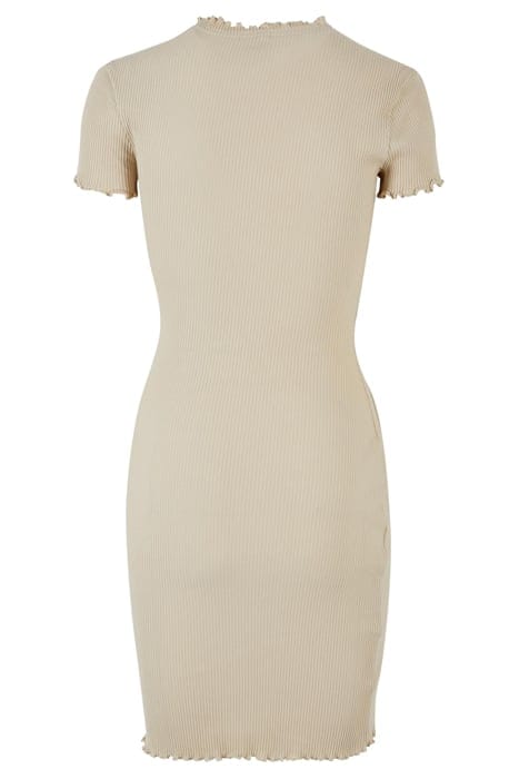 LADIES RIB TEE DRESS SOFTSEAGRASS 5
