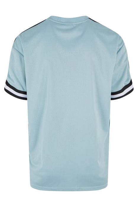 OVERSIZED STRIPES MESH TEE OCEANBLUE 5