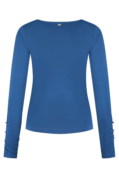 TWIST SHOULDER TOP NAUTICAL BLUE 2