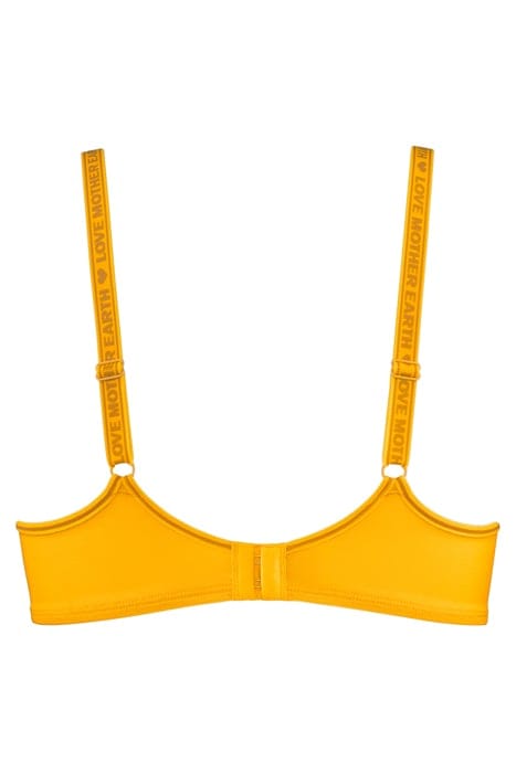 LADY LEAF BRIGHT OCHRE BALCONY BRA 4