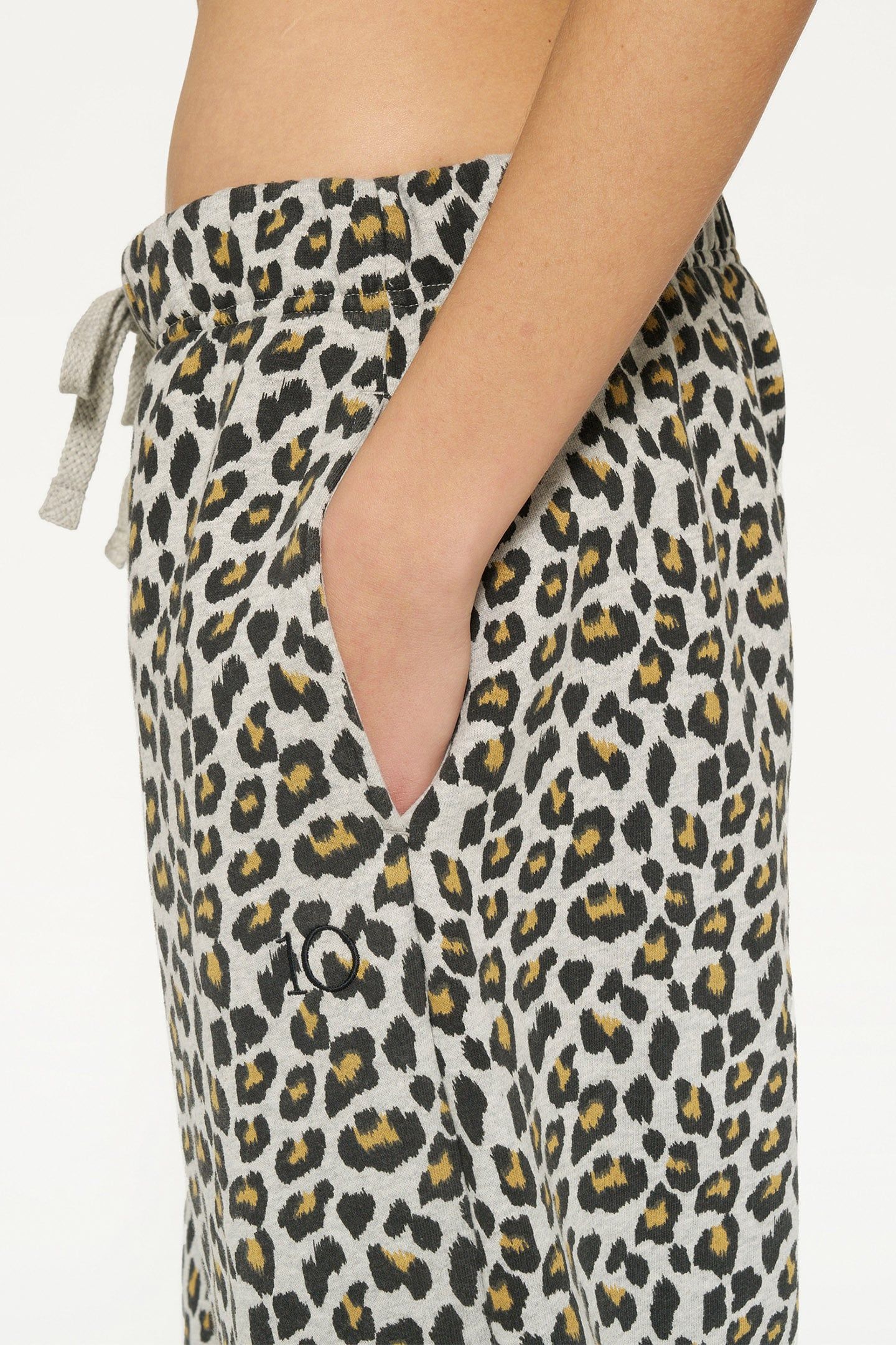 BAR JOGGER LEOPARD LIGHT GREY MELEE 6