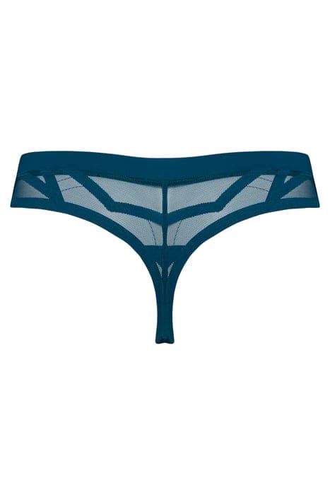 THE ILLUSIONIST TRANSPARENT PETROL THONG 4