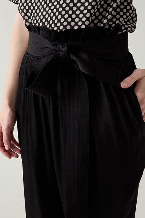 COCO TIE STRAIGHT JEANS  BLACK 4