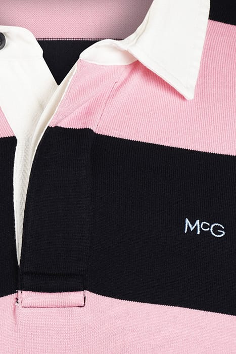 RUGBY 2 STRIPE LIGHT PINK 3
