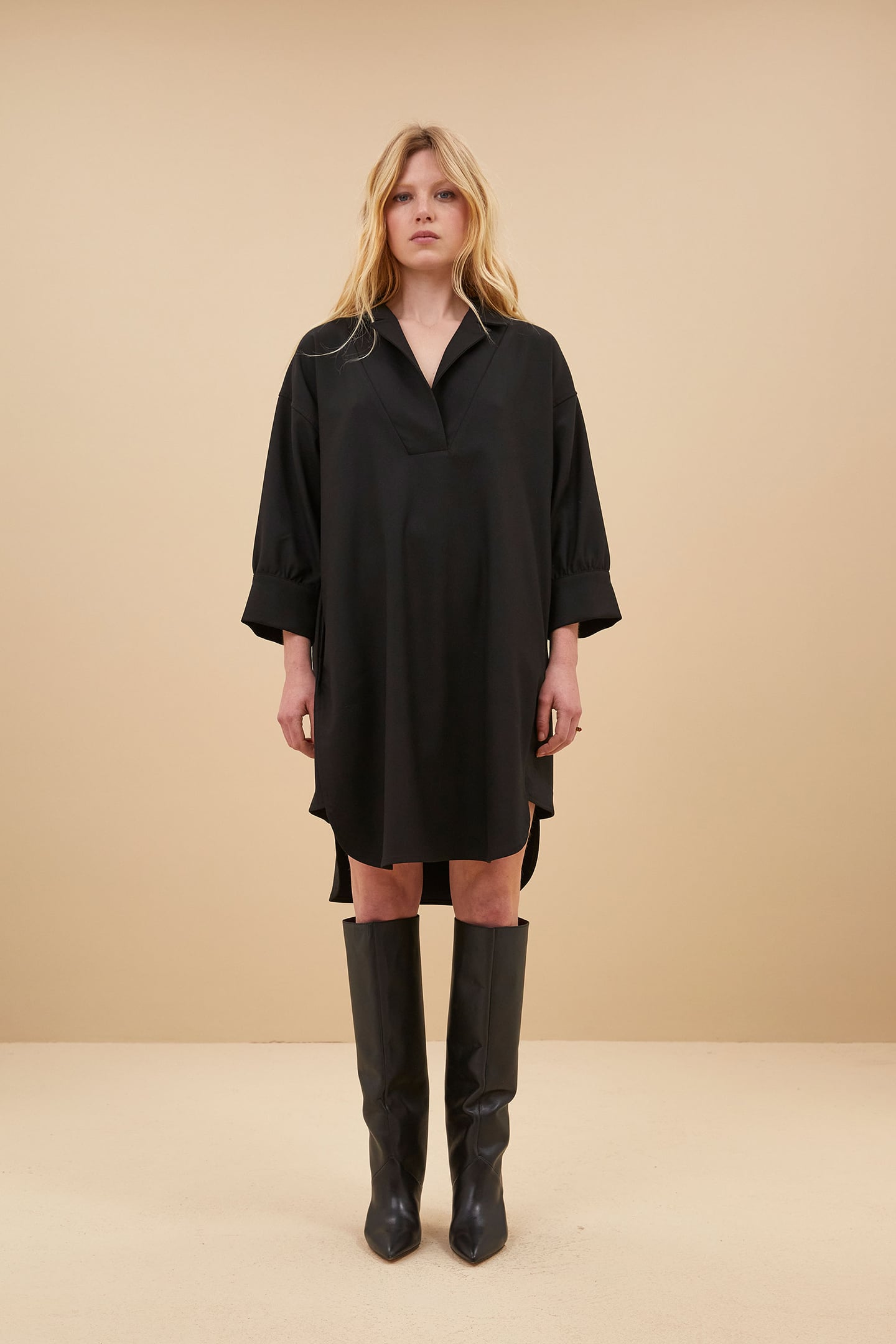 LEA DRESS BLACK 1