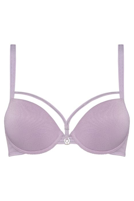 SPACE ODYSSEY LILAC LUREX AND SILVER PUSH UP BRA 3