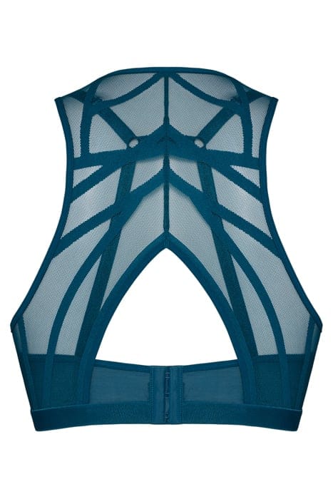 THE ILLUSIONIST TRANSPARENT PETROL PUSH UP BRA 4