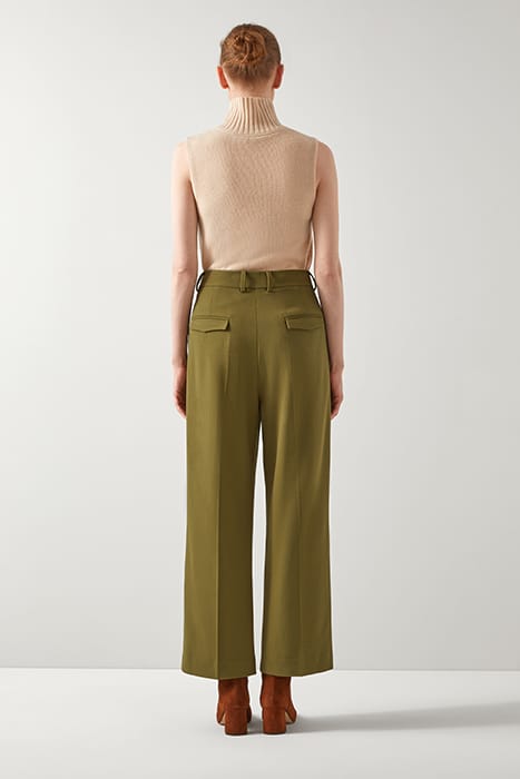 BILLIE CROP WIDE-LEG & FLARED JEANS OLIVE 2