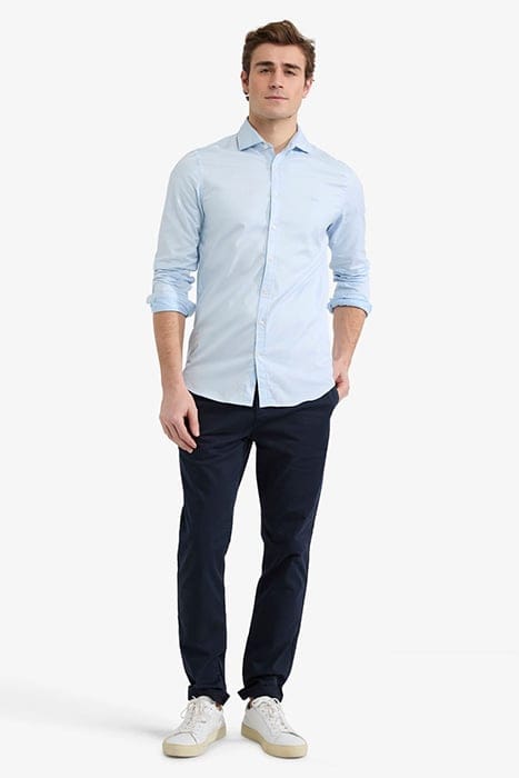 SATIN TWILL SHIRT LIGHT BLUE 2