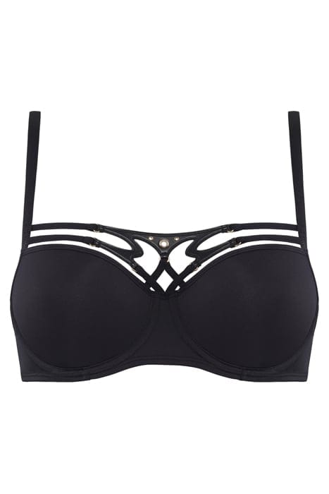 SHIELDMAIDEN BLACK BALCONY BRA 3