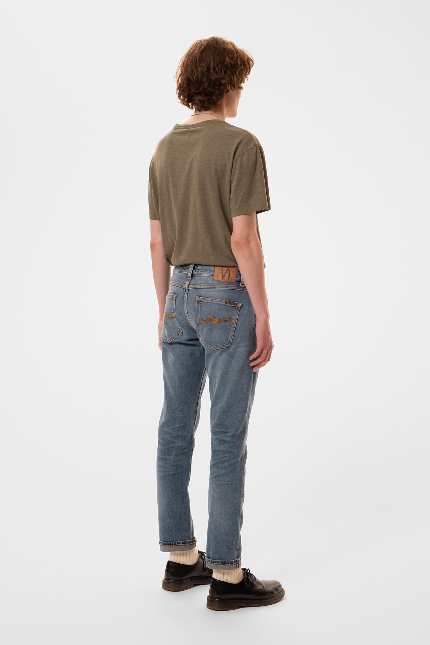 LEAN DEAN HEAVY WORN SELVAGE BLUE 2