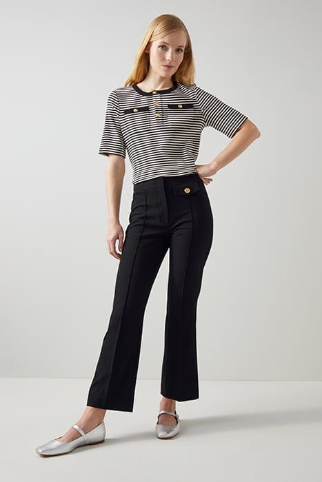 SONI - WIDE-LEG & FLARED JEANS BLACK 4