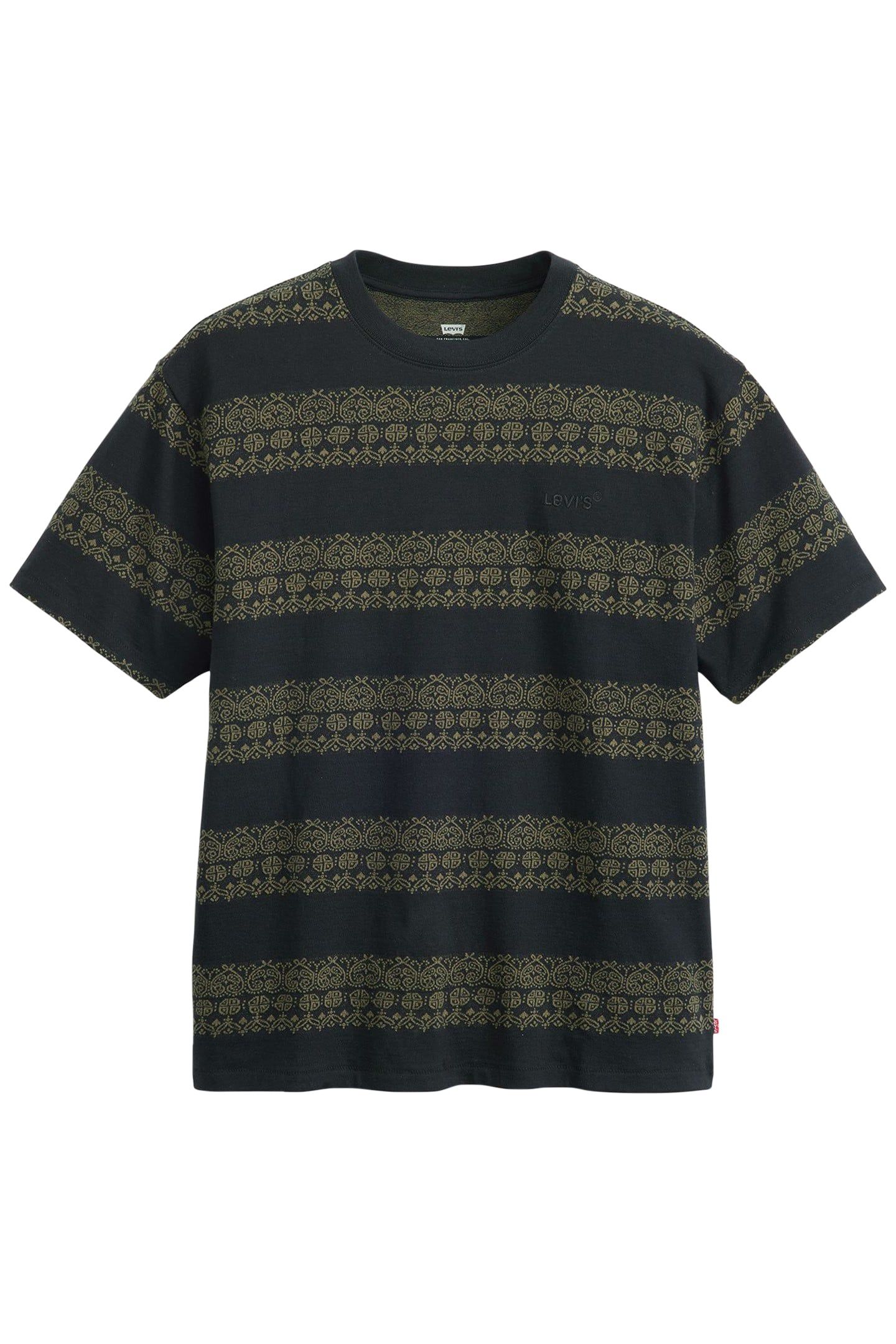 RED TAB VINTAGE TEE TRIPP GEO STRIPE JET 3