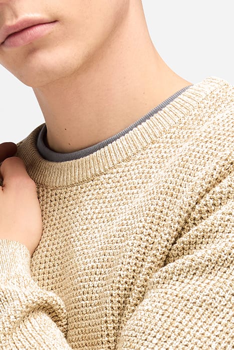 WILLIAMS RIVER CREW NECK SWEATER ANGORA HEATHER 5