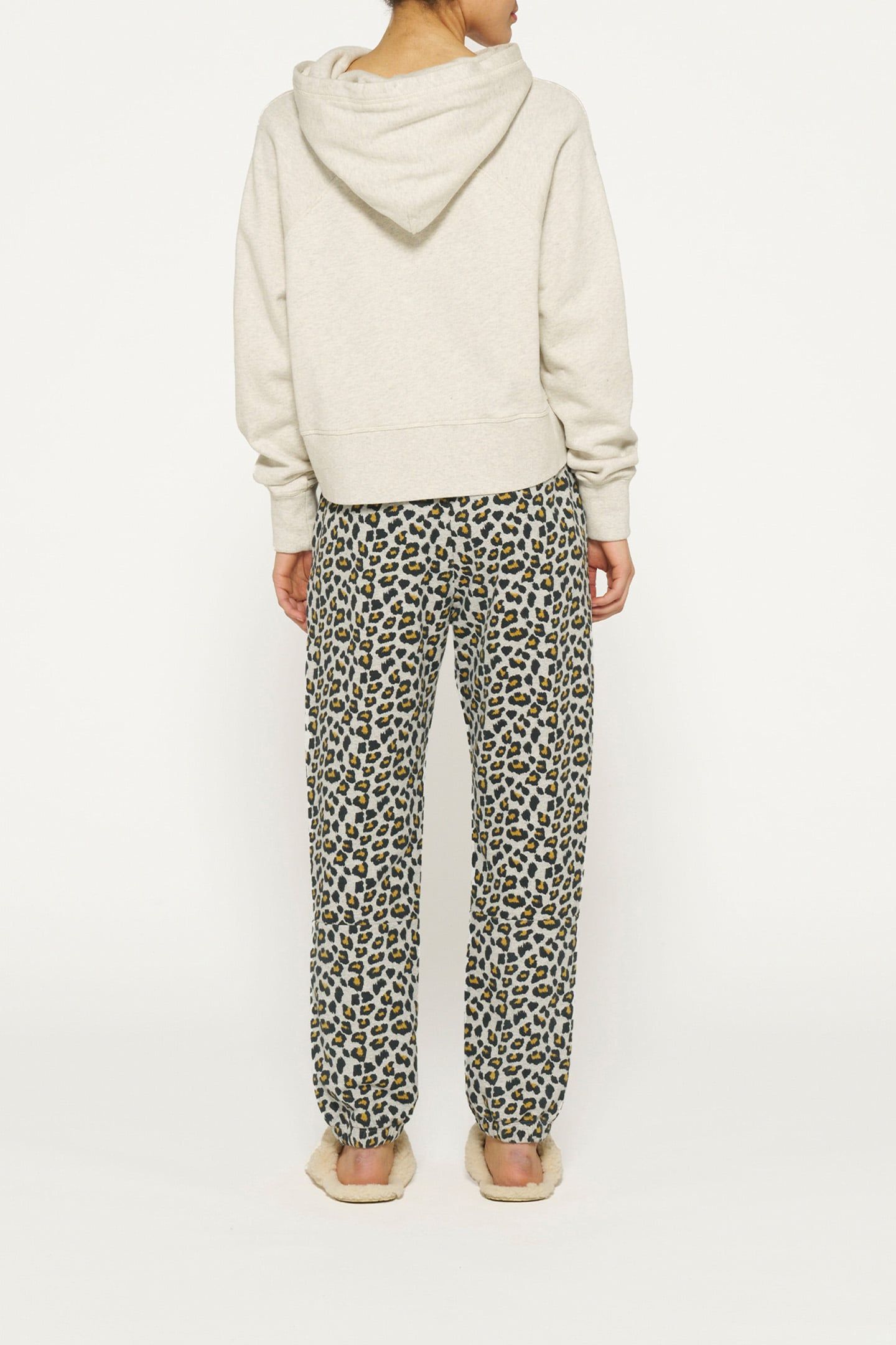 CROPPED JOGGER LEOPARD LIGHT GREY MELEE 2