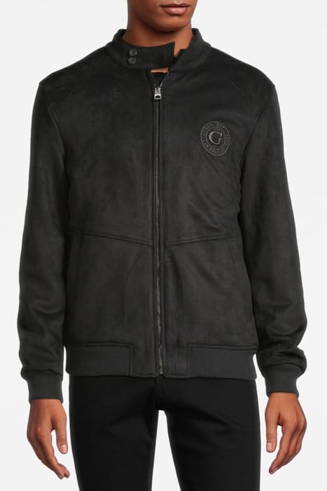 GUESS ECO HARRINGTONE JACKET JET BLACK A996 1