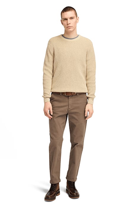 WILLIAMS RIVER CREW NECK SWEATER ANGORA HEATHER 3
