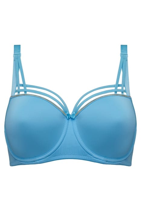 DAME DE PARIS BALTIC SEA AND GOLD BALCONY BRA 3