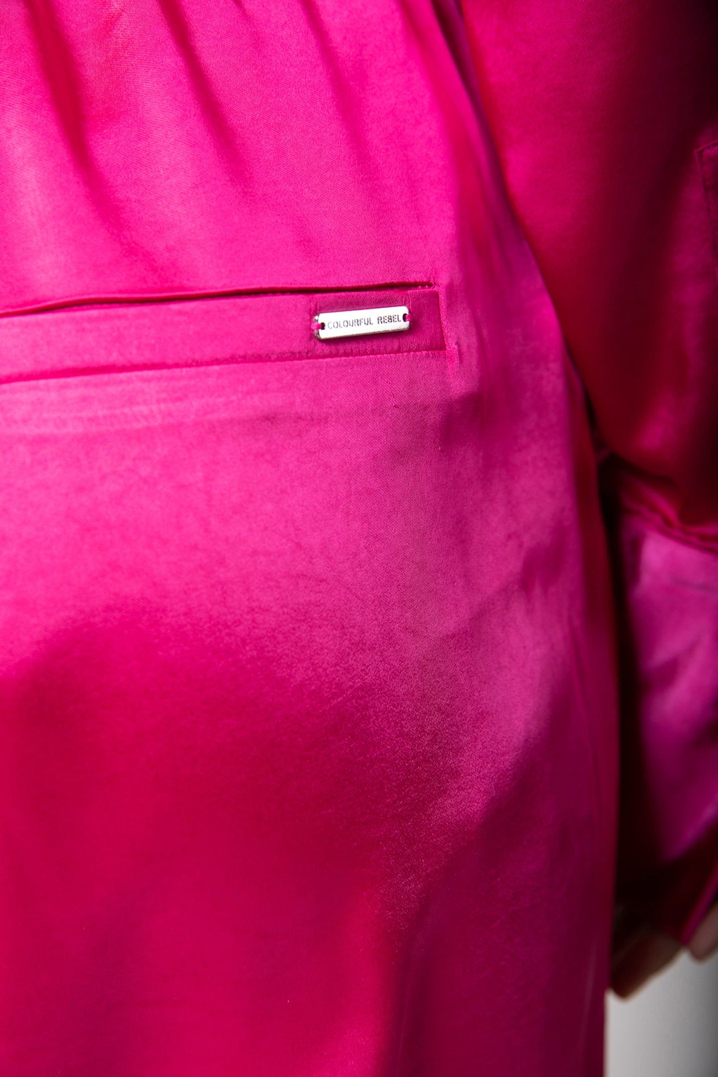 JIBY SATIN STRAIGHT PANTS FUCHSIA 4