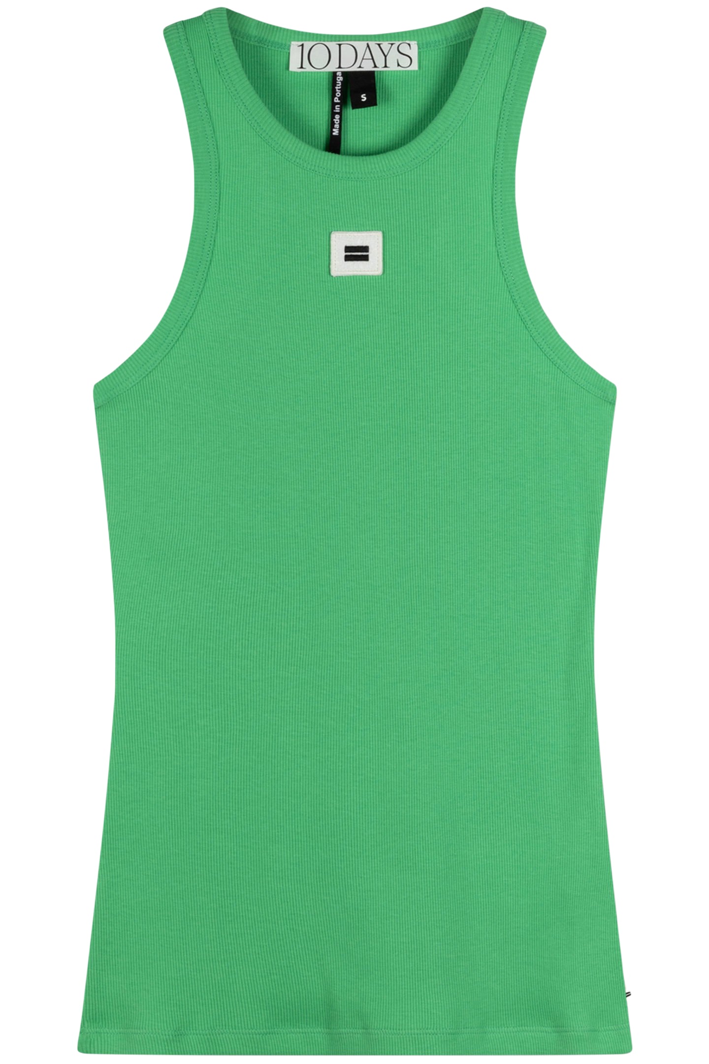 TANK TOP RIB APPLE GREEN 2